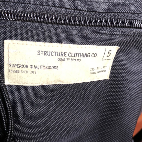 Structure | Bags | Structure Clothing Company 5 Black  Structure Clothing Co Bag